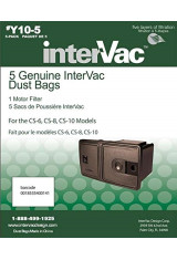 Sacs pour centrale d'aspiration InterVac CS8 CS6